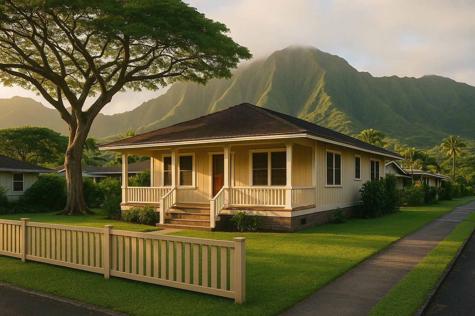 Renovated single-family home on Oahu — illustrative of the quality Island Contractors brings to Pearl City and Aiea projects